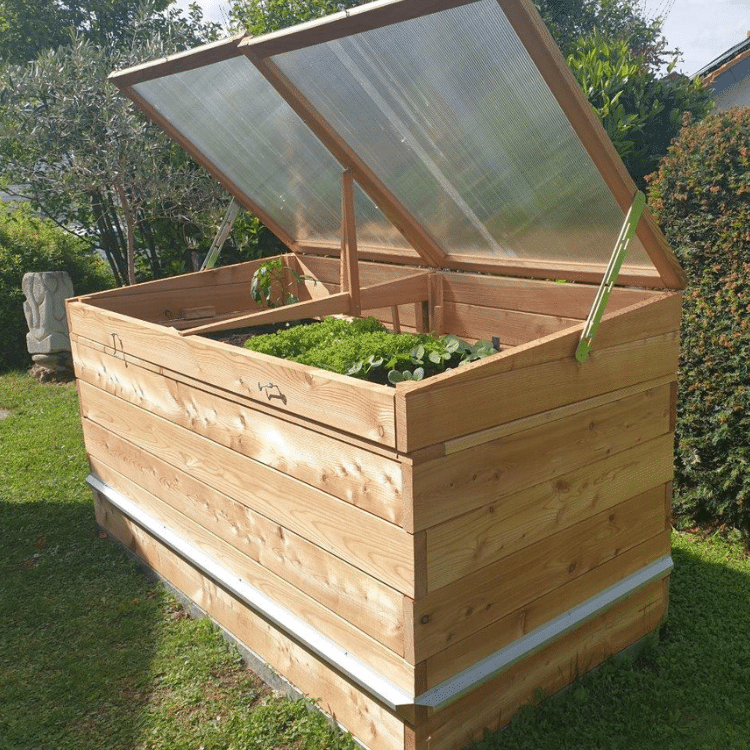 Hochbeet mit Gundula