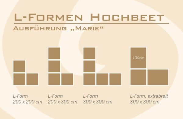Hochbeet L-Marie 200x200 – Bild 3